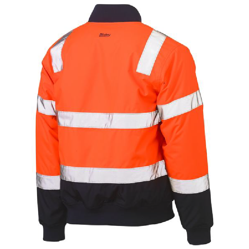 Bisley Hi Vis Taped Bomber Jacket - Buy Online with Red Roo