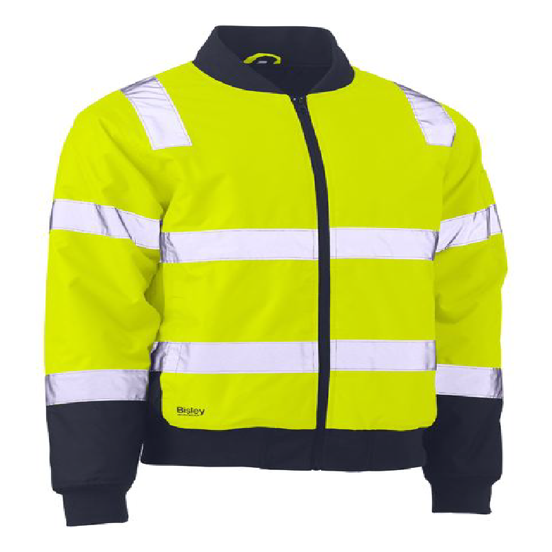 Bisley Hi Vis Taped Bomber Jacket - Buy Online with Red Roo