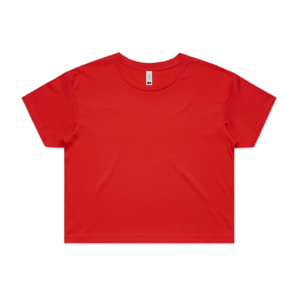 AS Colour Crop Tee - Red