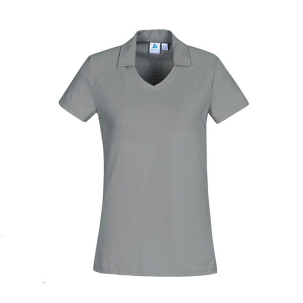 Byron Ladies Polo in Silver