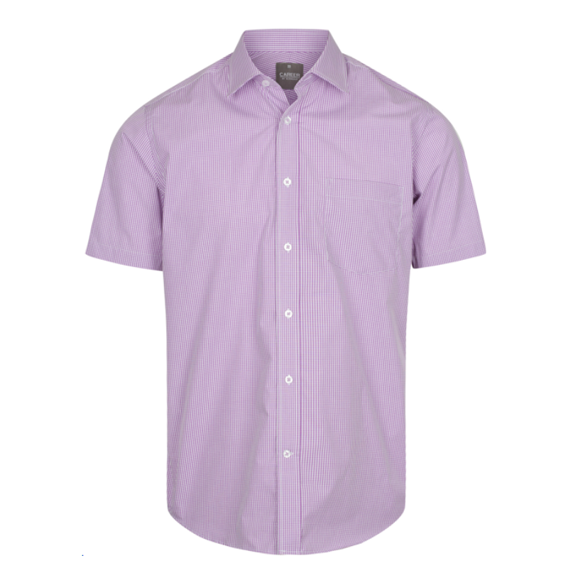 Westgarth Mens Shirt SS - Lilac