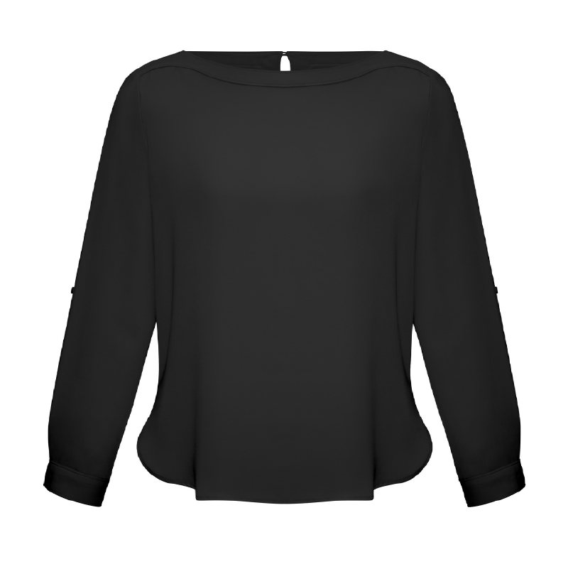 Ladies Madison Boatneck Blouse