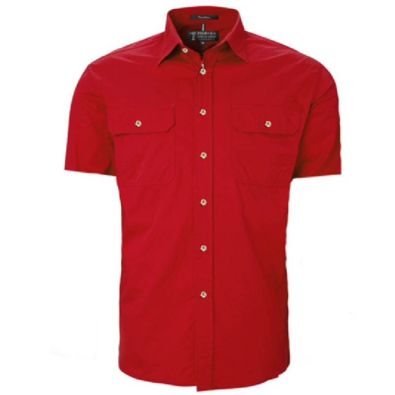 Pilbara Open Front Short Sleeve Shirt