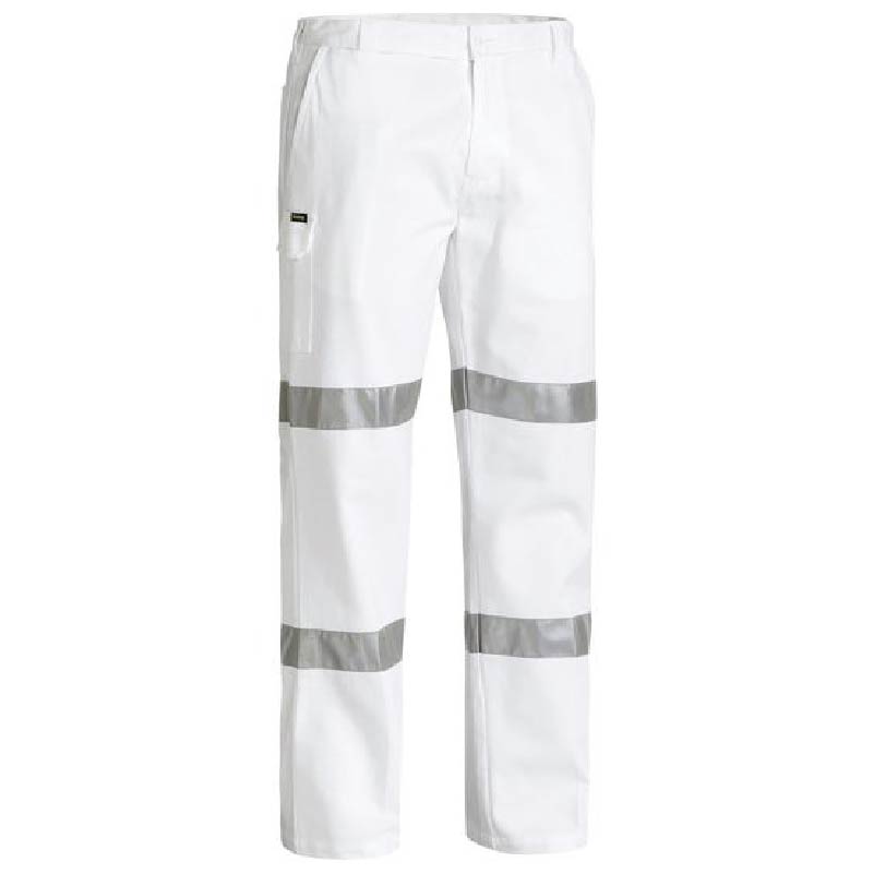 Taped Night Cotton Drill Pants - Front