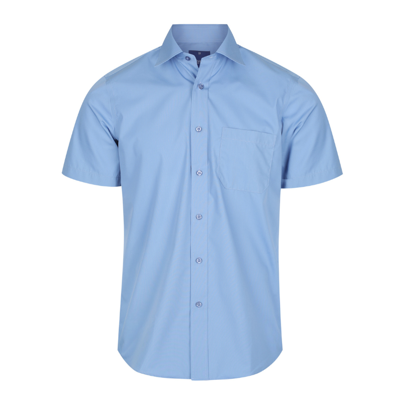 Nicholoson Premium Poplin Shirt - French Blue