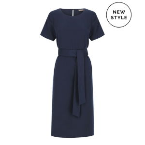 Ladies Larson Midi Dress in Navy